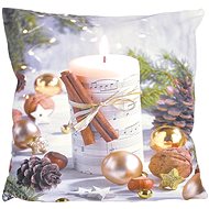 Forbyt Christmas cover Candle, notes 40 × 40 cm - Pillowcase