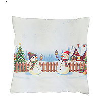 4sleep Christmas pillowcase 40 × 40 - Snowmen - Pillowcase
