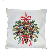 4sleep Christmas pillowcase 40 × 40 - Pinecones - Pillowcase
