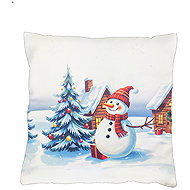 4sleep Christmas pillowcase 40 × 40 - Snowman - Pillowcase