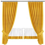 4sleep Set of finished curtains Bella - yellow - Drape