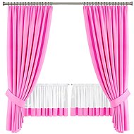 4sleep Ready-made curtain set Bella - pink - Drape