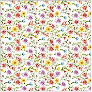 4sleep Tablecloth 75 × 75 cm, coloured flowers - Tablecloth