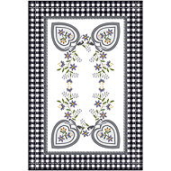 4sleep Tablecloth/spread 30 × 45 cm, heart folk - Tablecloth