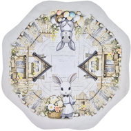 4sleep Easter tablecloth 30 cm - Bunnies and house - Tablecloth