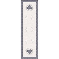 4sleep Tablecloth/runner 40 × 140 cm, heart beige - Runner