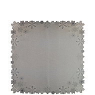 4sleep Christmas tablecloth flakes grey 40 × 90 cm - Tablecloth