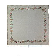 4sleep Christmas tablecloth twigs and snowflakes brown 40 × 90 cm - Tablecloth