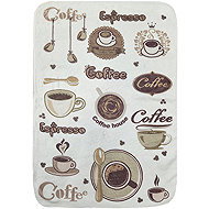 4sleep 40 × 60 cm, Coffee house - Microfiber Cloth