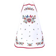 Forbyt Kitchen apron Folklor red 64 × 76 cm - Apron