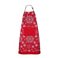Forbyt Kitchen Christmas apron Snow red 70 × 90 cm - Apron