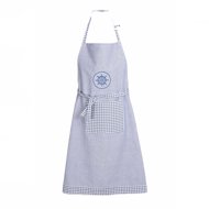 Forbyt Kitchen apron Karo and circle blue 70 × 90 cm - Apron
