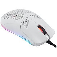 Fourze GM800 Gaming Mouse RGB Jet Pearl White - Gaming-Maus