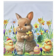 4sleep Easter pillowcase 40 × 40 cm bunny and daffodil - Pillowcase