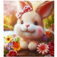 4sleep Easter cover 40 × 40 cm bunny bow - Pillowcase