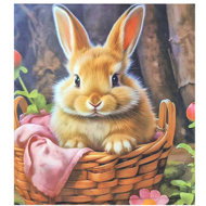 4sleep Easter pillowcase 40 × 40 cm bunny in a basket - Pillowcase