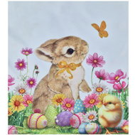 4sleep Easter cover 40 × 40 cm bunny and eggs - Pillowcase