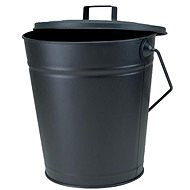 Ashtray with lid diameter 21 × 36 cm black - Ash Container