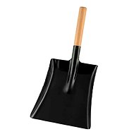 Fireplace trowel 44 × 17 × 13 cm wood/black - Stove Accessories