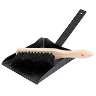Fireplace set 2 pcs 40 × 18 × 18 cm black - Stove Accessories