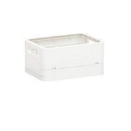 FORMA Folding storage box Joe 38, M, white - Storage Box