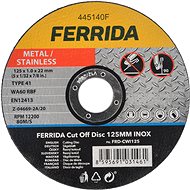 FERRIDA řezný kotouč 125mm INOX - Řezný kotouč