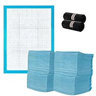 Purlov 21600 Training absorbent pads for dogs 60 × 60 cm, 50 pcs + bonus - Absorbent Pad