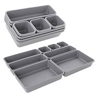 APT AG641B Modular drawer organizer 8 elements grey - Cutlery Tray