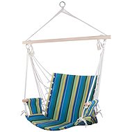VERK Hanging armchair Hamaka, teal, thin stripe - Hanging Chair