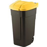 KETER Popelnice, žlutočerná 110 l - Popelnice