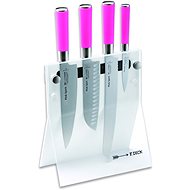 F. Dick Block with knives 4 pcs PINK SPIRIT - Knife Set