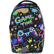 FUTUREDEAL RUKKY ART game, 18L - School Backpack
