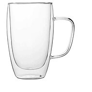 Pronett XJ4049 Thermo cup glass 450 ml, 1 pc - Thermo-Glass