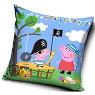Javoli Pillowcase Piglet Pepina pirate 40 × 40 cm - Pillowcase