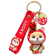 eCa BRL101 Keychain - Red Cat with bell - Keychain