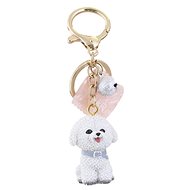 eCa BRL139 Keychain - white dog - Keychain
