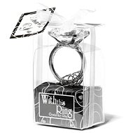 Master Keychain ring with transparent diamond - Keychain