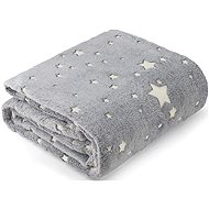 Verk Light-up blanket Soft Dreams Stars, 150×180 cm grey - Blanket