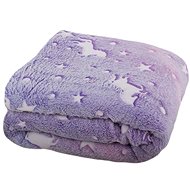 Verk Light-up blanket Soft Dreams Stars, 150×200 cm purple - Blanket