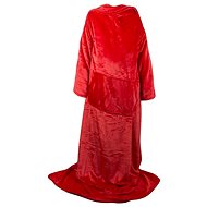 Verk 24306 Fleece blanket with sleeves red - Blanket