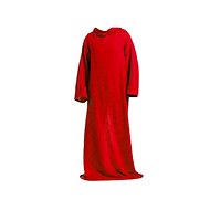 Verk Fleece blanket with sleeves Snuggie red 190×140cm - Blanket