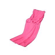 Verk Fleecová deka s rukávy Snuggie růžová 190×140cm - Deka
