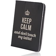 Forever Fashion Keep Calm Universal 7-8“ Black - Tablet Case
