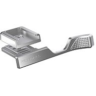 FREEWELL Fuji X100VI Thumb Grip with Cold Shoe Mount (Silver) - Camera Accessory