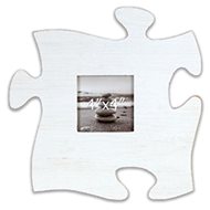 KPH Fotorámeček 10 × 10 Puzzle bílý - Fotorámeček