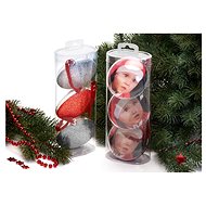 KPH Set of three Christmas ornaments ball diameter 8,7cm - Photo Frame