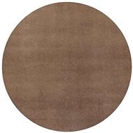 Hanse Home Collection Kusový koberec Fancy 103008 Braun - hnědý kruh 133 × 133 cm - Koberec