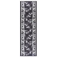 Hanse Home Collection Běhoun Basic 105491 Dark Grey 80 × 300 cm - Koberec