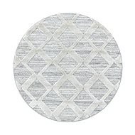 Ayyildiz Kusový koberec Pisa 4703 Grey kruh 80 × 80 cm - Koberec