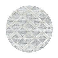 Ayyildiz Kusový koberec Pisa 4703 Grey kruh 120 × 120 cm - Koberec